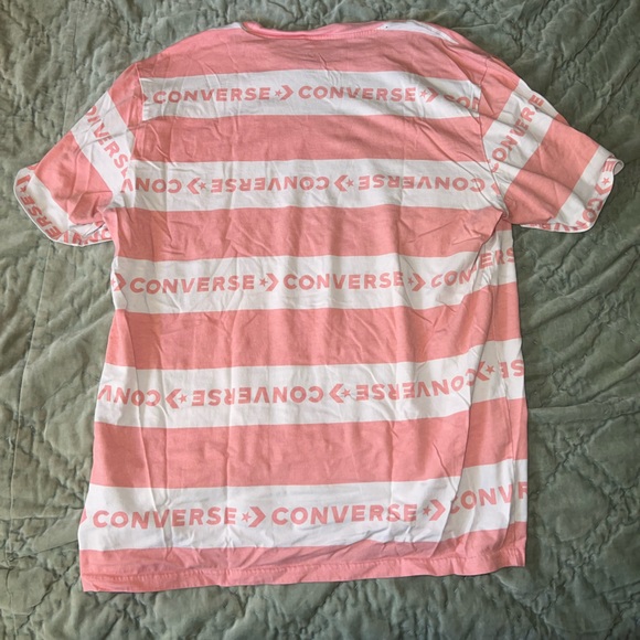 Converse Pink Striped Tee - Picture 2 of 3